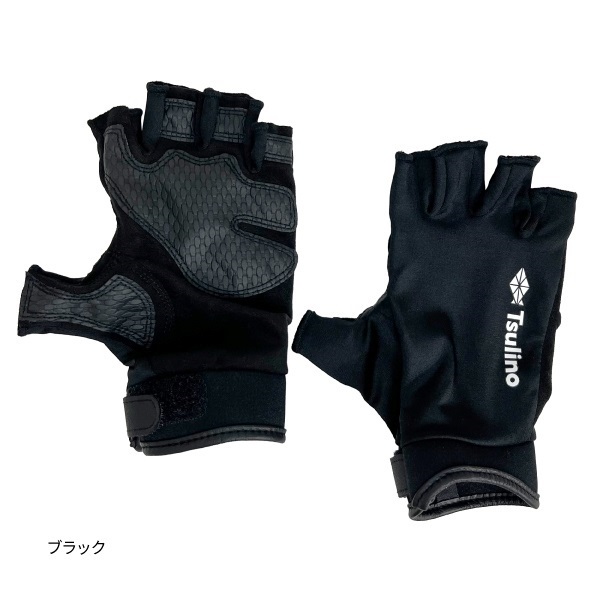 HOLD  GLOVES  5C【ホールドグローブ5本カット】(ブラック-ＬＬ)